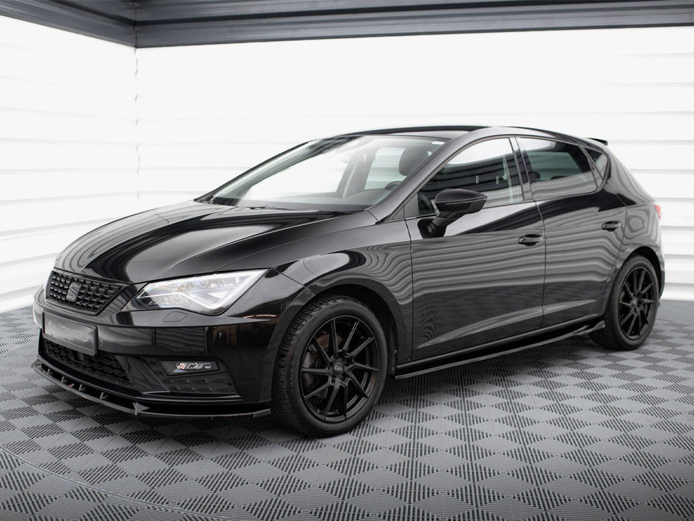 Maxton Design Side Skirts Diffusers V.4 Seat Leon Cupra / FR Mk3 FL