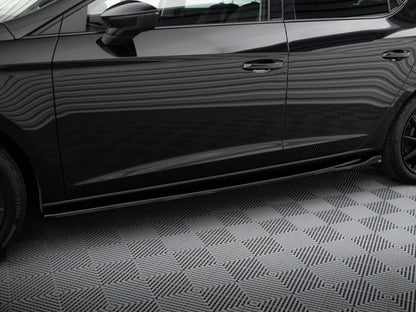 Maxton Design Side Skirts Diffusers V.4 Seat Leon Cupra / FR Mk3 FL