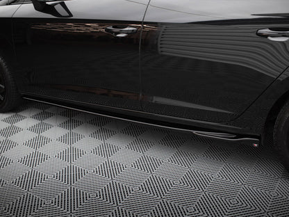 Maxton Design Side Skirts Diffusers V.4 Seat Leon Cupra / FR Mk3 FL