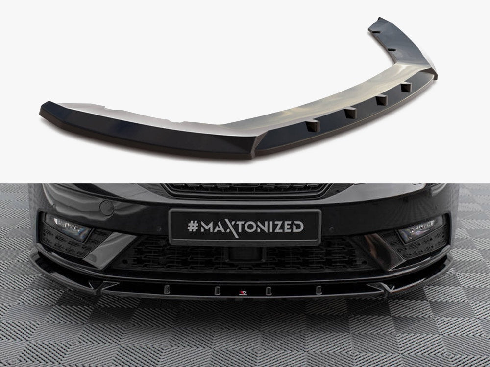 Maxton Design Front Splitter V.1 Seat Leon Mk3 Facelift