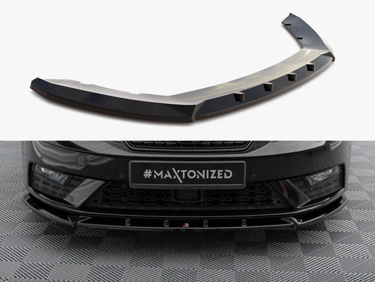 Maxton Design Front Splitter V.1 Seat Leon Mk3 Facelift
