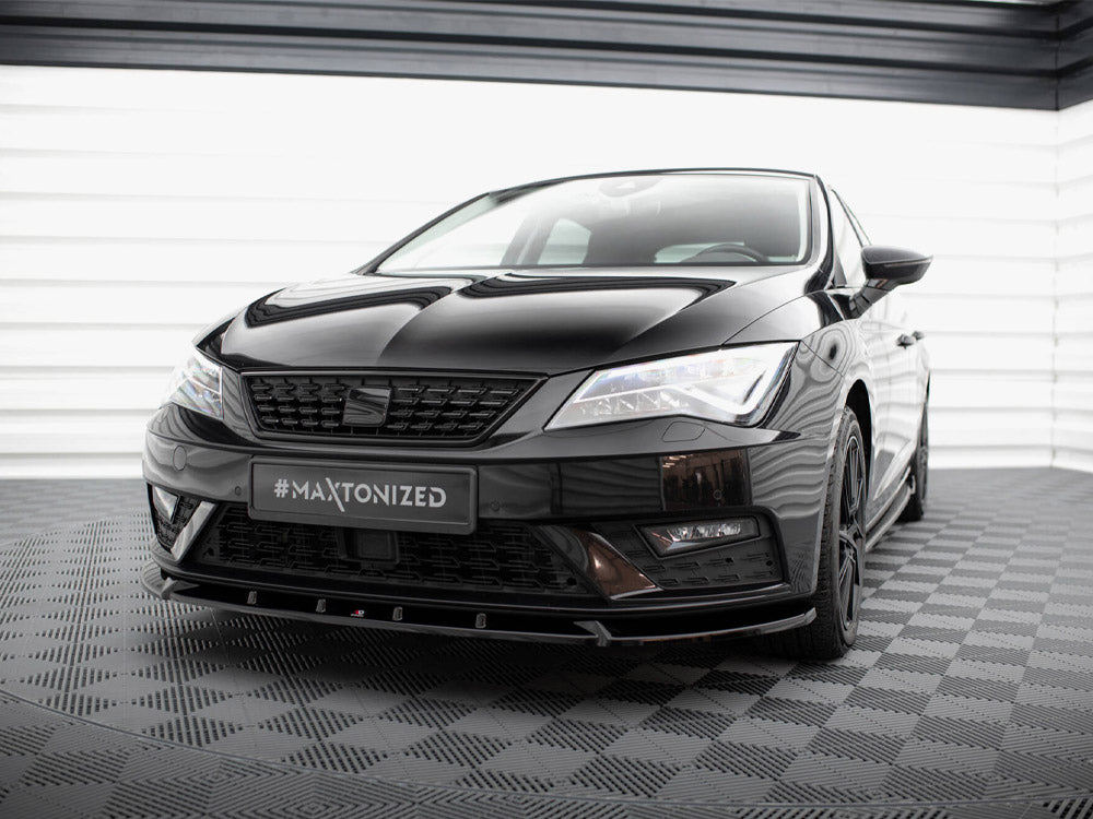 Maxton Design Front Splitter V.1 Seat Leon Mk3 Facelift