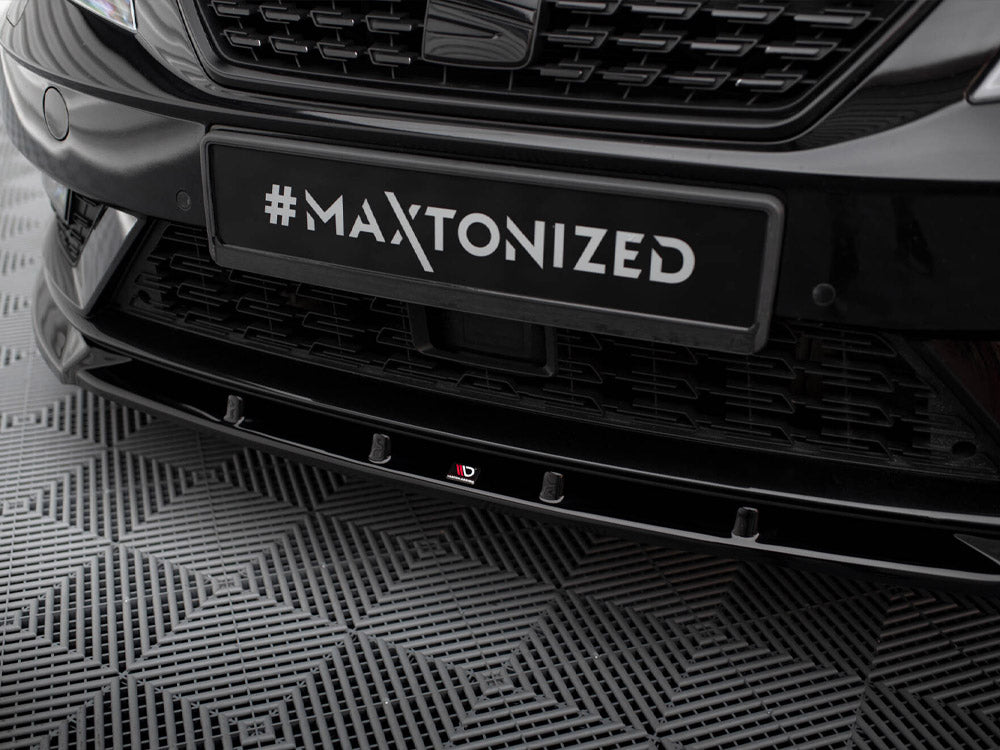 Maxton Design Front Splitter V.1 Seat Leon Mk3 Facelift