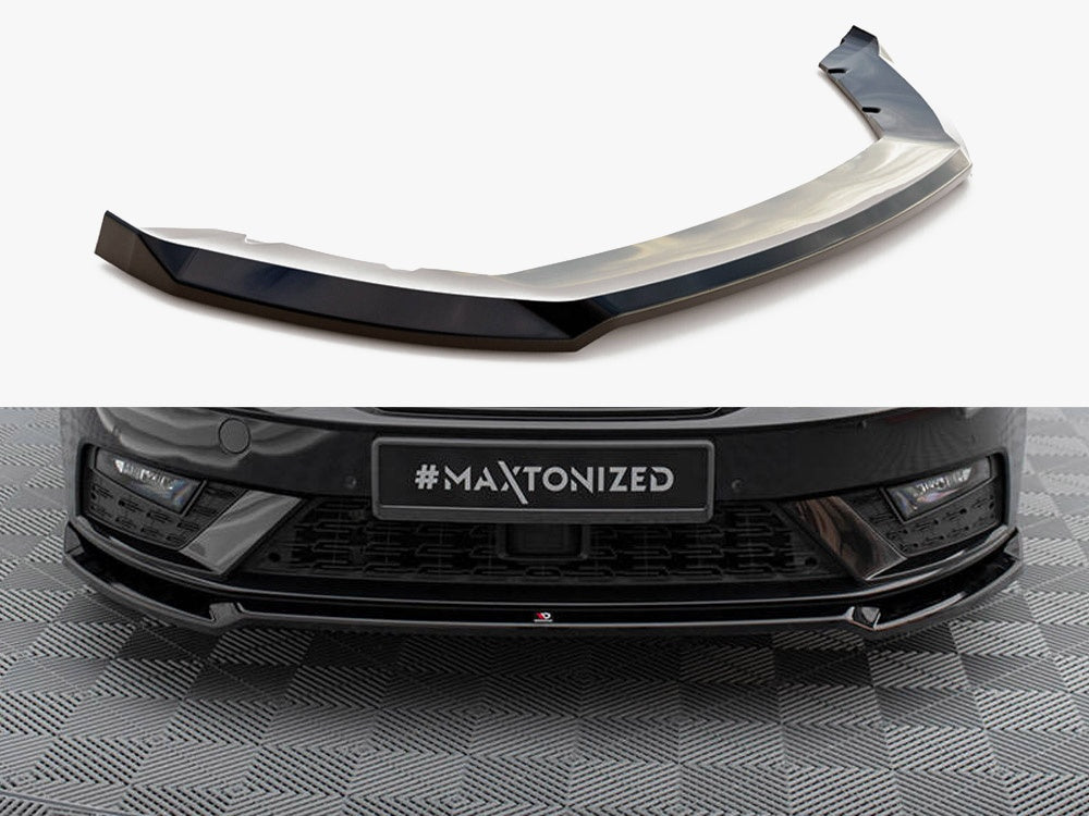 Maxton Design Front Splitter V.2 Seat Leon Mk3 Facelift