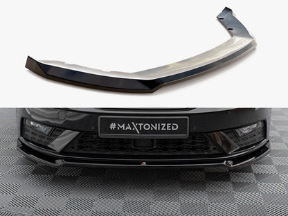 Maxton Design Front Splitter V.2 Seat Leon Mk3 Facelift