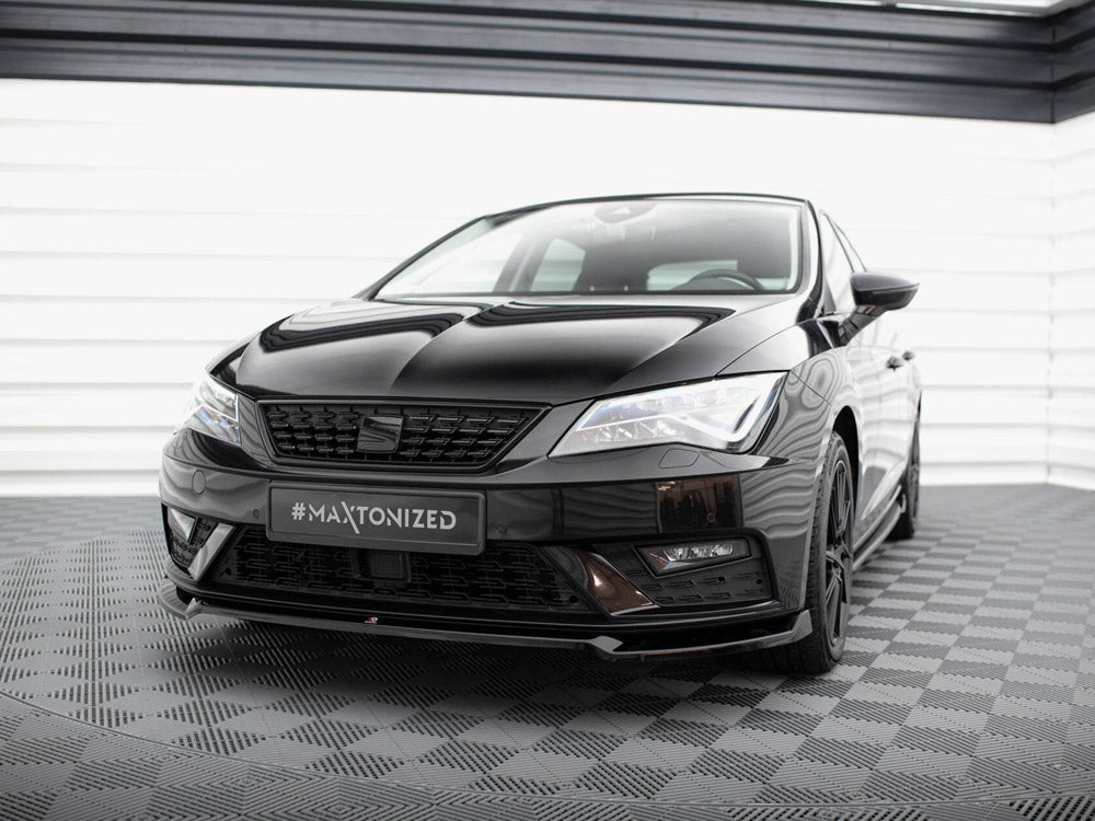 Maxton Design Front Splitter V.2 Seat Leon Mk3 Facelift