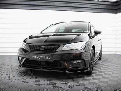 Maxton Design Front Splitter V.2 Seat Leon Mk3 Facelift