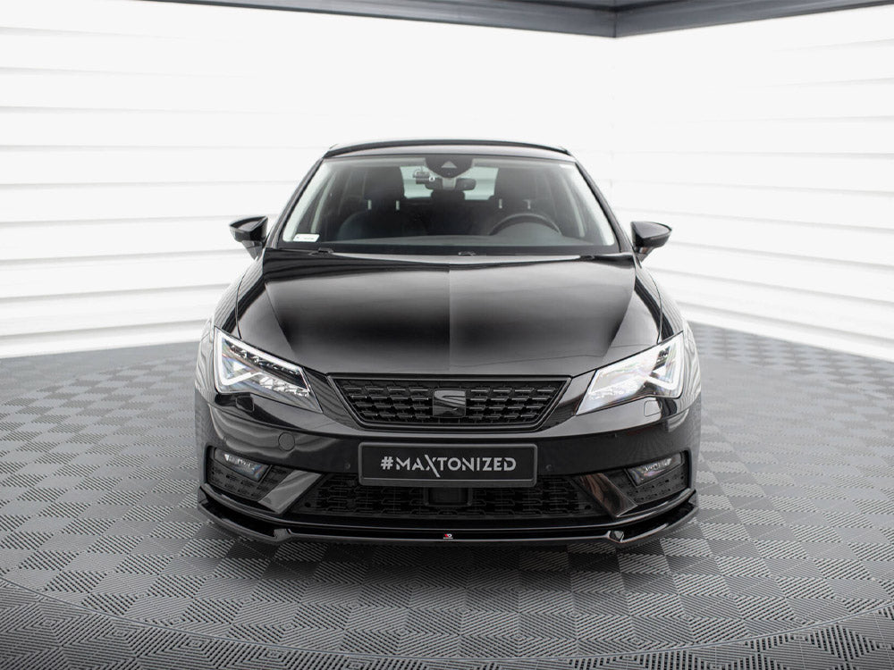 Maxton Design Front Splitter V.2 Seat Leon Mk3 Facelift