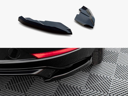 Maxton Design Rear Side Splitters V.2 Seat Leon Hatchback Mk3 Facelift