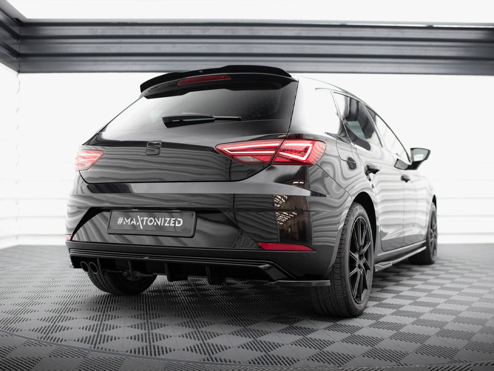 Maxton Design Rear Side Splitters V.2 Seat Leon Hatchback Mk3 Facelift