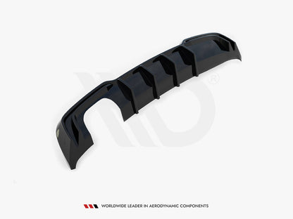 Maxton Design Rear Valance Audi A3 S-Line Sportback 8V Facelift (Version with dual exhausts on one side)