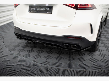 Maxton Design Rear Splitter (Vertical Bars) Mercedes-AMG GLE 53 / 63 W167 / W167 Facelift