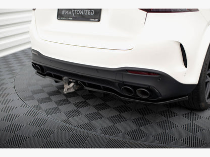 Maxton Design Rear Splitter (Vertical Bars) Mercedes-AMG GLE 53 / 63 W167 / W167 Facelift
