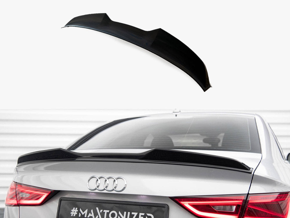 Maxton Design Spoiler CAP 3D Audi A3 / A3 S-Line / S3 Sedan 8V