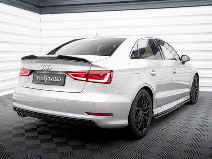 Maxton Design Spoiler CAP 3D Audi A3 / A3 S-Line / S3 Sedan 8V