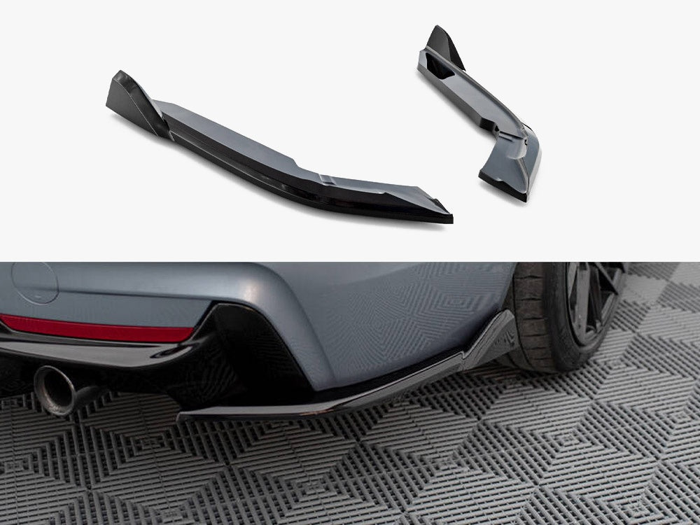 Maxton Design Rear Side Splitters V.5 BMW 4 Coupe / Gran Coupe M-Sport F32 / F36