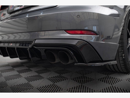 Maxton Design Rear Side Splitters V.2 Audi S3 / A3 S-Line Sportback 8V Facelift