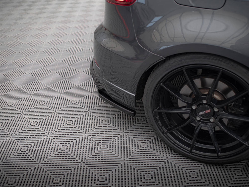 Maxton Design Rear Side Splitters V.2 Audi S3 / A3 S-Line Sportback 8V Facelift