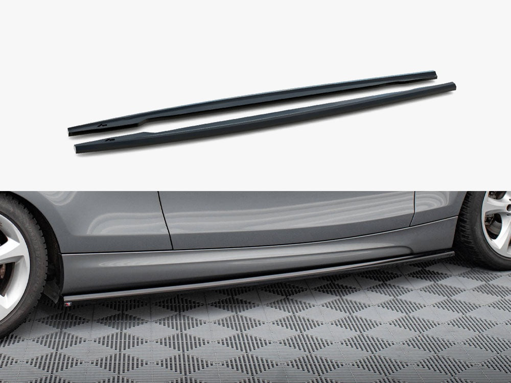 Maxton Design Side Skirts Diffusers BMW 1 M-Pack E82
