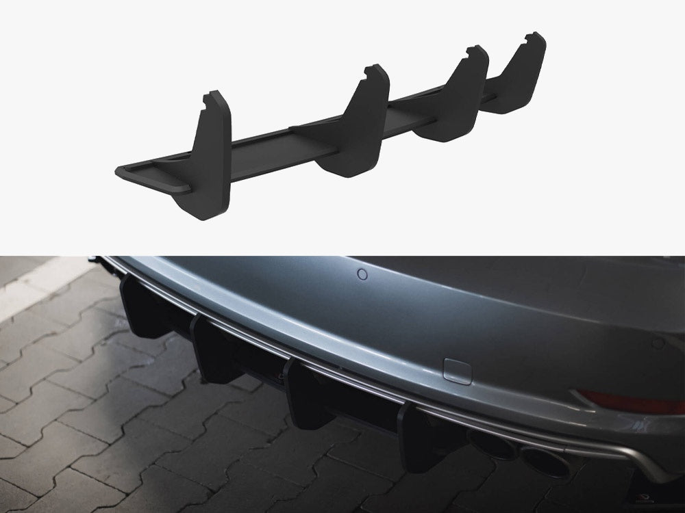 Maxton Design Street PRO Rear Diffuser Audi S3 Sedan 8V