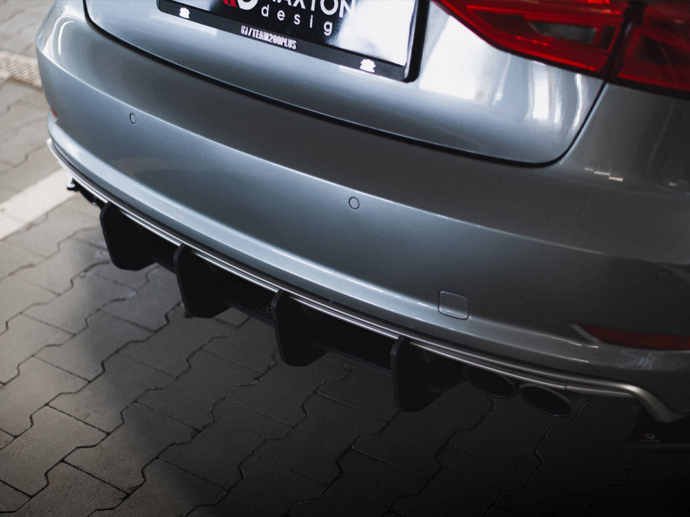 Maxton Design Street PRO Rear Diffuser Audi S3 Sedan 8V
