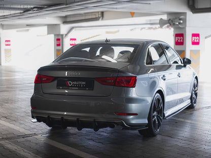 Maxton Design Street Pro Rear Side Splitters Audi S3 Sedan 8V