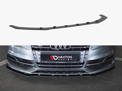Maxton Design Street PRO Front Splitter Audi S3 / A3 S-Line Sedan 8V - Black-Red