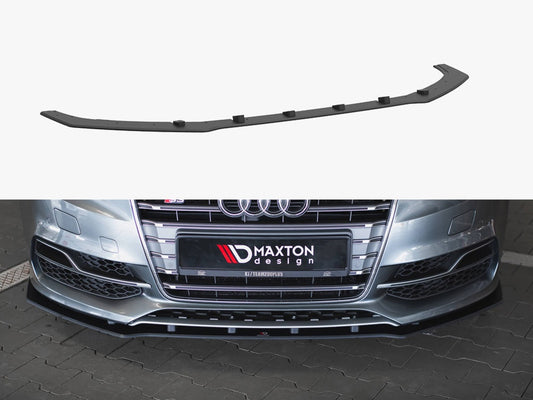 Maxton Design Street PRO Front Splitter Audi S3 / A3 S-Line Sedan 8V
