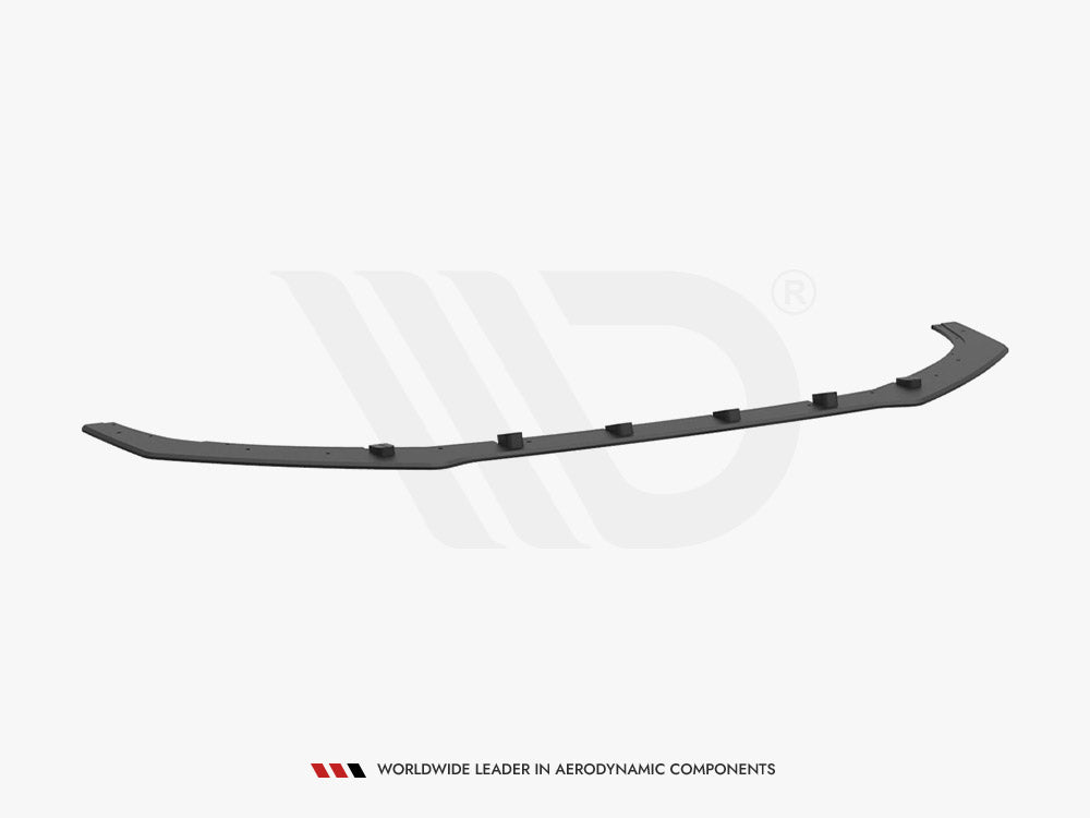 Maxton Design Street PRO Front Splitter Audi S3 / A3 S-Line Sedan 8V - Black-Red