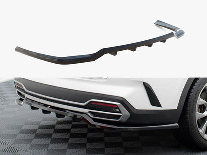 Maxton Design Central Rear Splitter (Vertical Bars) Kia Sorento Mk4