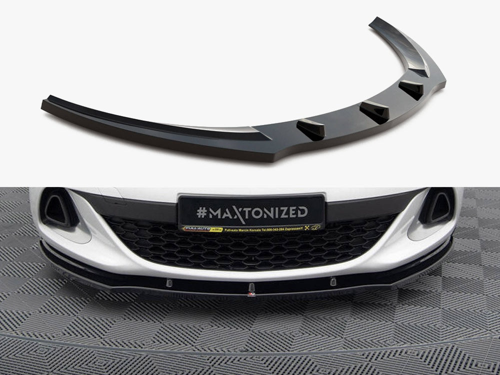 Maxton Design Front Splitter V.1 Opel Astra J OPC / VXR