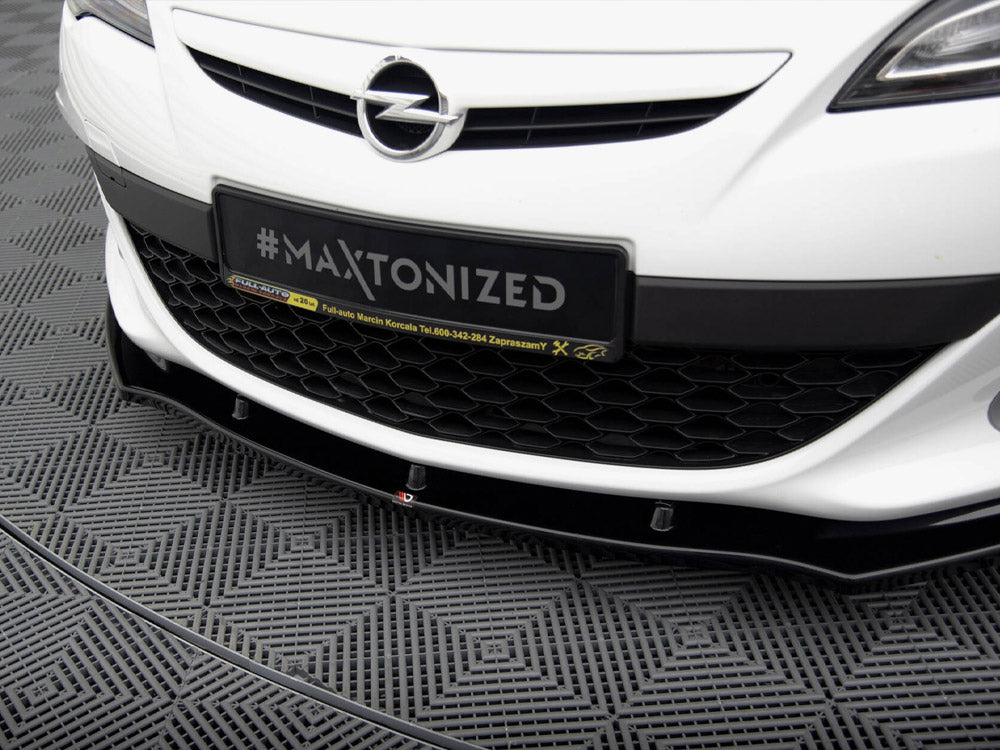 Maxton Design Front Splitter V.1 Opel Astra J OPC / VXR