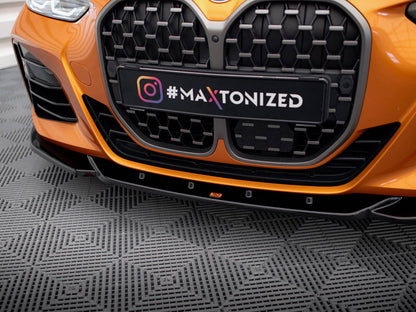 Maxton Design Front Splitter V.4 BMW 4 M-Pack / M440i G22 / G23 / G22 Facelift / G23 Facelift