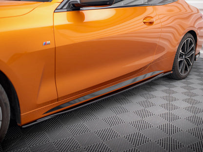 Maxton Design Side Skirts Diffusers V.3 BMW 4 M-Pack / M440i G22 / G23 / G22 Facelift / G23 Facelift
