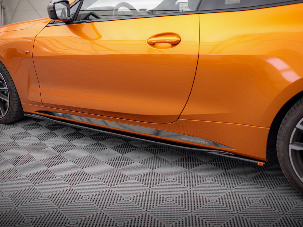 Maxton Design Side Skirts Diffusers V.3 BMW 4 M-Pack / M440i G22 / G23 / G22 Facelift / G23 Facelift