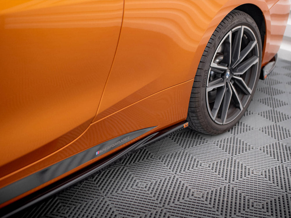 Maxton Design Side Skirts Diffusers V.3 BMW 4 M-Pack / M440i G22 / G23 / G22 Facelift / G23 Facelift