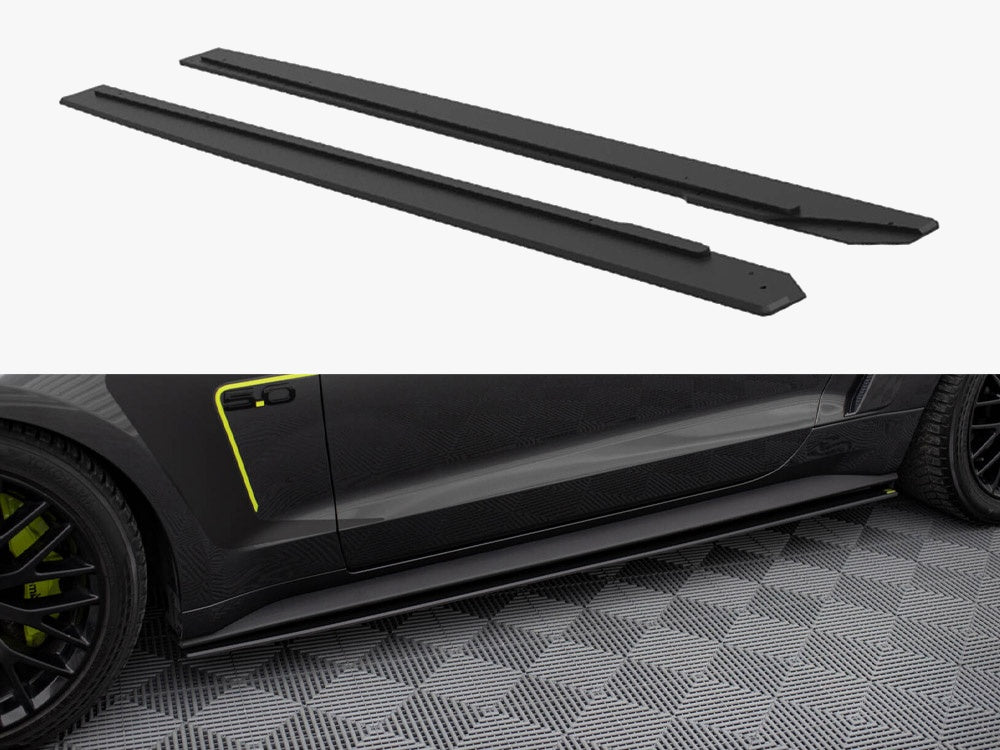 Maxton Design Street PRO Side Skirts Diffusers Ford Mustang GT Mk6