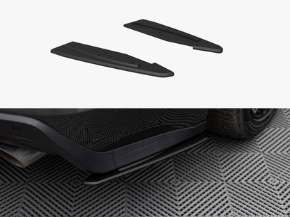 Maxton Design Street Pro Rear Side Splitters Ford Mustang GT Mk6