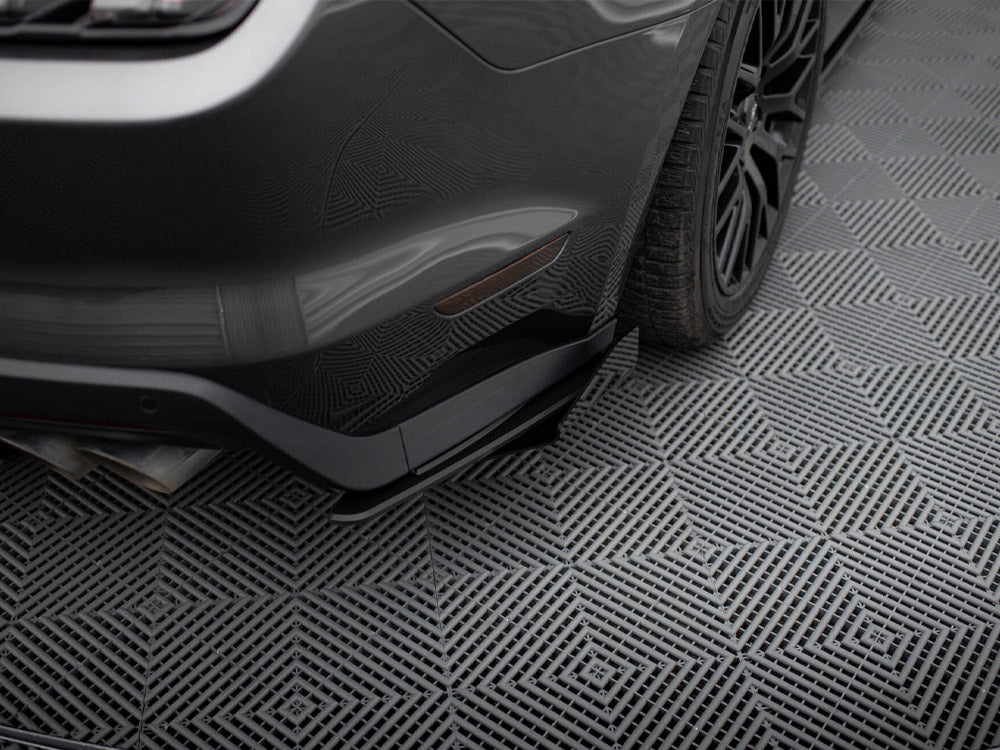 Maxton Design Street Pro Rear Side Splitters + Flaps Ford Mustang GT Mk6