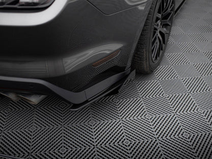 Maxton Design Street Pro Rear Side Splitters + Flaps Ford Mustang GT Mk6