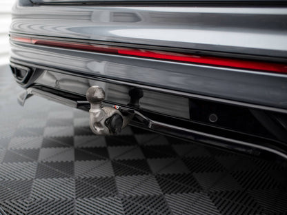 Maxton Design Rear Splitter (Vertical Bars) Volkswagen Tiguan Allspace R-Line Mk2 Facelift