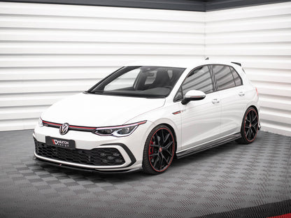 Maxton Design Front Splitter V.7 Volkswagen Golf GTI / GTE / GTD / R-Line Mk8