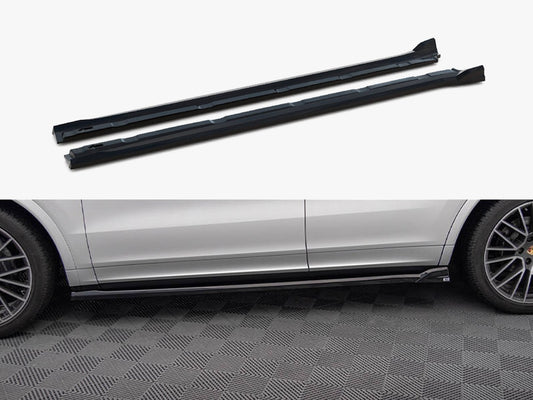 Maxton Design Side Skirts Diffusers Porsche Cayenne Coupe / SUV Mk3