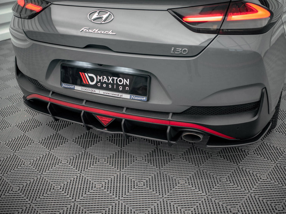 Maxton Design Street PRO Rear Diffuser Hyundai I30 Fastback N-Line Mk3 Facelift
