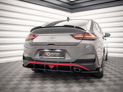 Maxton Design Street PRO Rear Diffuser + Flaps Hyundai I30 Fastback N-Line Mk3 Facelift
