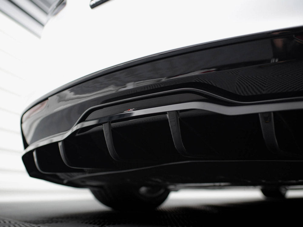 Maxton Design Rear Splitter (Vertical Bars) V.2 Tesla Model S Plaid Mk1 Facelift