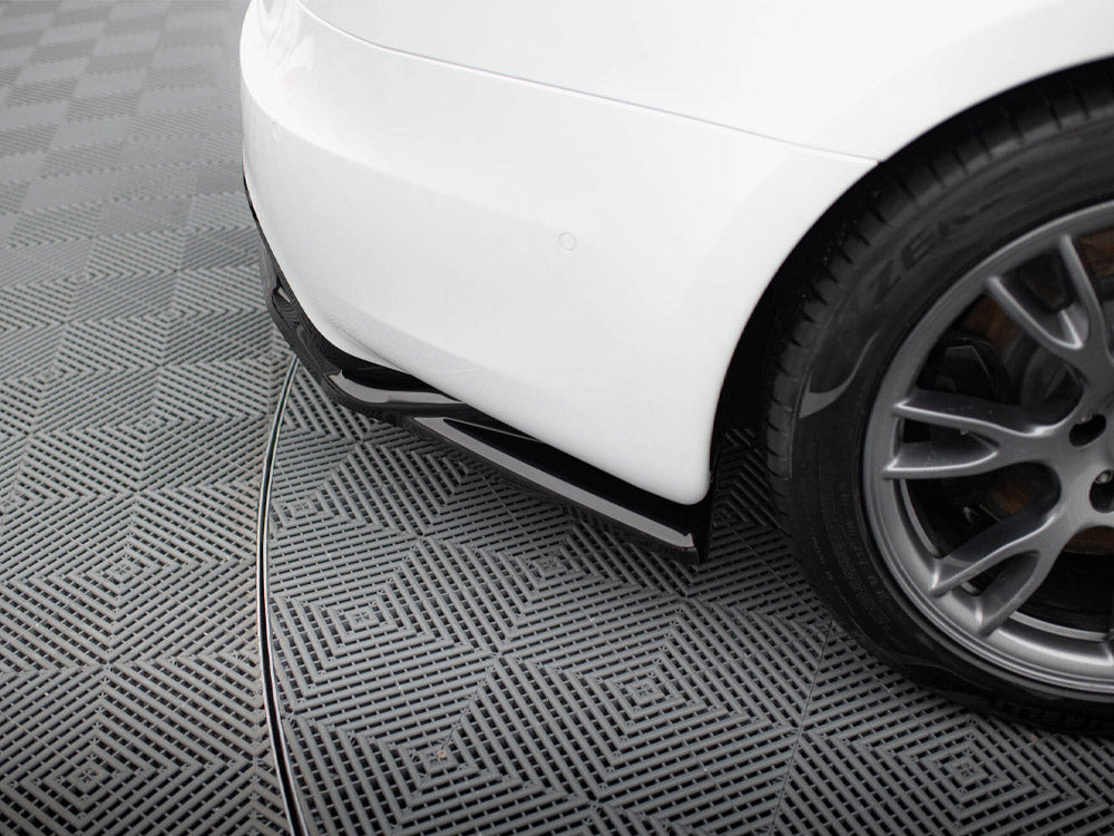 Maxton Design Rear Splitter (Vertical Bars) V.2 Tesla Model S Plaid Mk1 Facelift