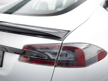 Maxton Design Spoiler CAP 3D Tesla Model S Plaid Mk1 Facelift