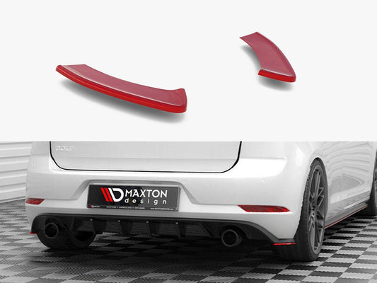 Maxton Design Rear Side Splitters V.2 Volkswagen Golf GTI Mk7 Facelift