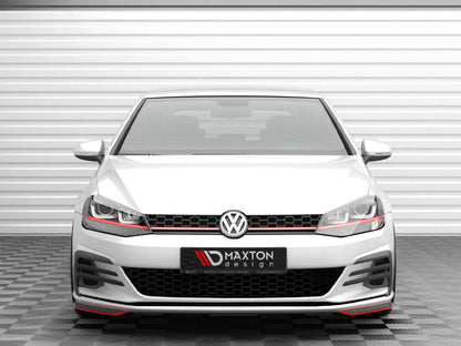 Maxton Design Front Side Splitters Volkswagen Golf GTI Mk7 Facelift